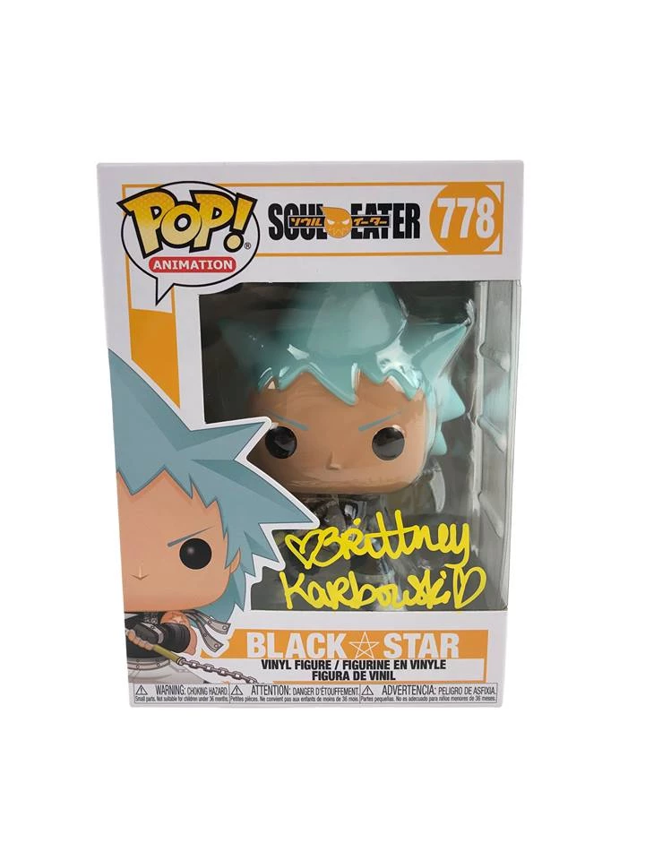 Funko Soul Eater - Black Star Autographed Pop! Vinyl Figure Autographed Items 1 Funko Soul Eater - Black Star Autographed Pop! Vinyl Figure Autographed Items
