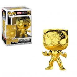 Funko Marvel Studios First 10 Years - Black Panther (Gold Chrome) POP! Vinyl Figure