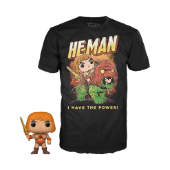Funko POP Tees - Masters Of The Universe He-Man Glow-In-The-Dark Pop With Tee Exclusive