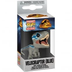 Funko Jurassic World Dominion - Blue Velociraptor Pop! Vinyl Keychain