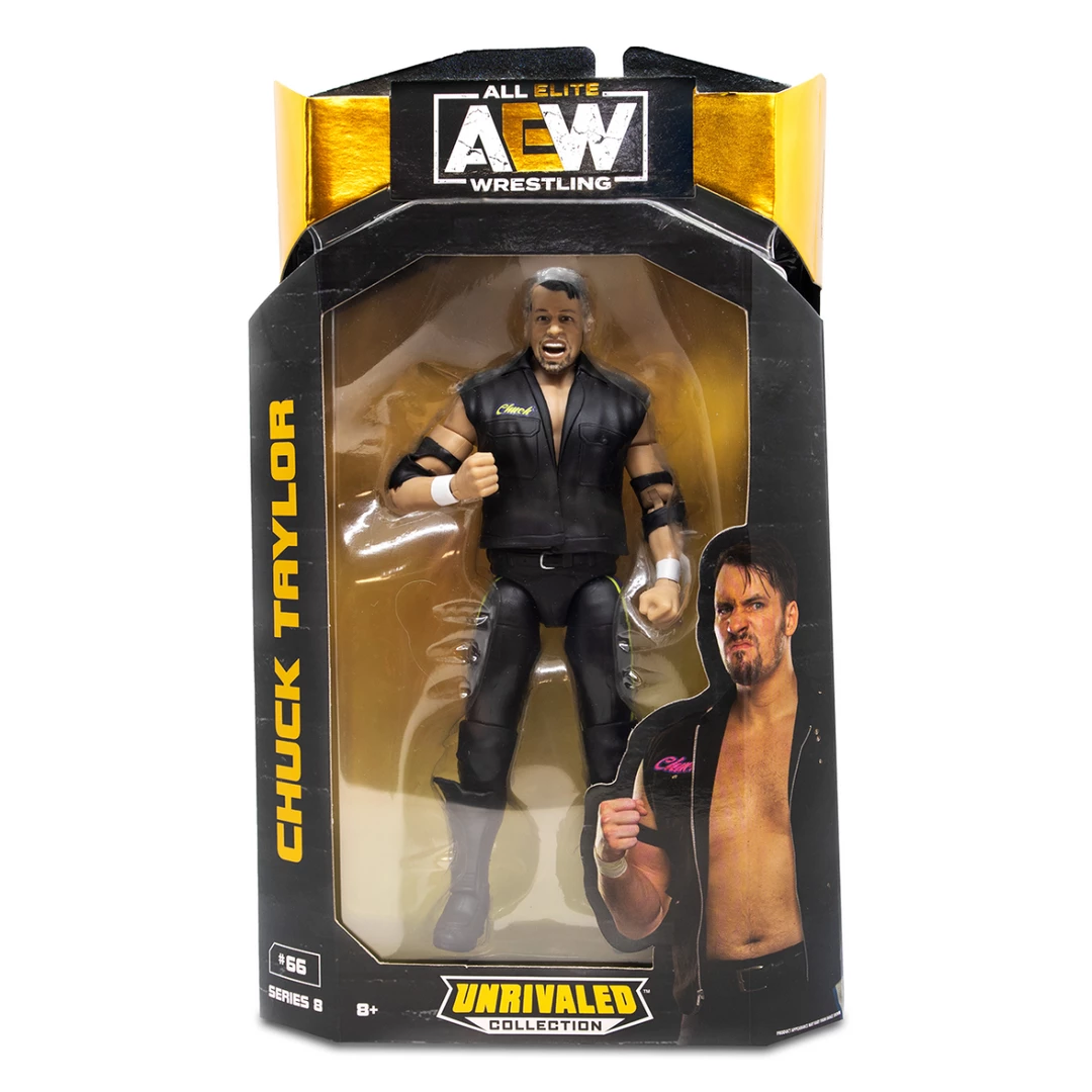 Jazwares New Arrivals AEW Unrivaled Series 8 - Chuck Taylor 1 Jazwares New Arrivals AEW Unrivaled Series 8 - Chuck Taylor