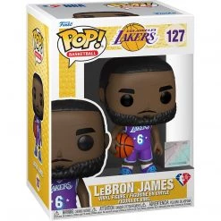 Funko NBA - Lakers Lebron James (Purple Jersey) Pop! Vinyl Figure