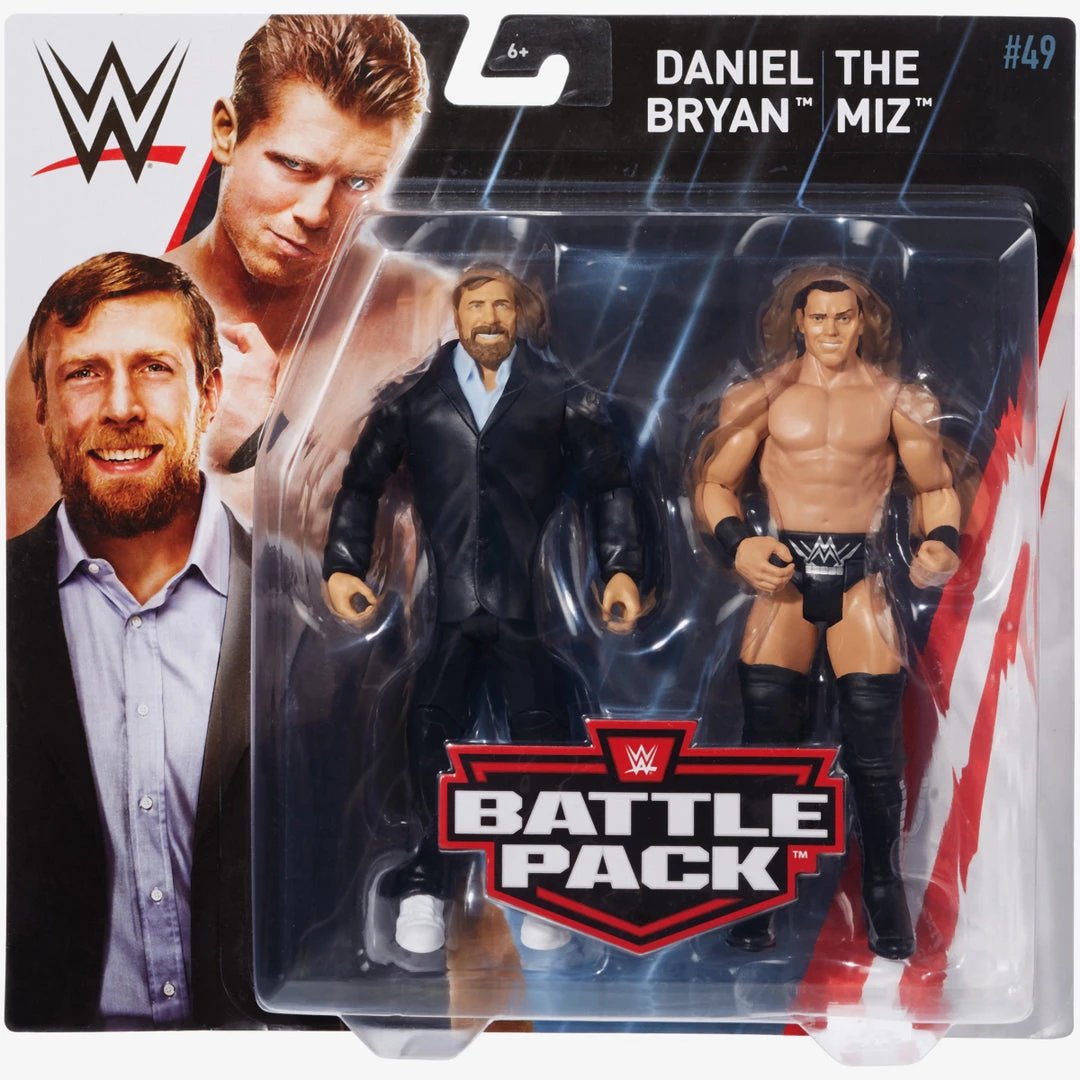 Mattel WWE Battle Pack Series 49 - Daniel Bryan And The Miz 1 Mattel WWE Battle Pack Series 49 - Daniel Bryan And The Miz