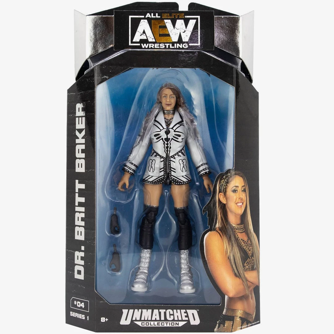 Jazwares AEW Unmatched Series 1 - Dr. Britt Baker 1 Jazwares AEW Unmatched Series 1 - Dr. Britt Baker