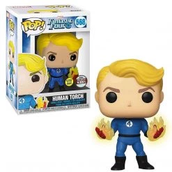 Funko Funko Items Marvel Fantastic Four (2020) - Human Torch Glow-In-The-Dark Specialty Series Exclusive Pop! Vinyl Figure