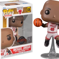 Funko NBA Legends - Bulls (1995 Playoffs) Michael Jordan (White #45 Jersey) Exclusive Pop! Vinyl Figure