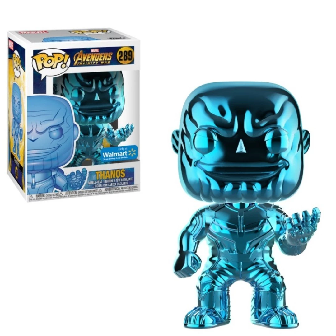 Funko Avengers Infinity War - Thanos (Blue Chrome) Exclusive Pop! Vinyl Figure