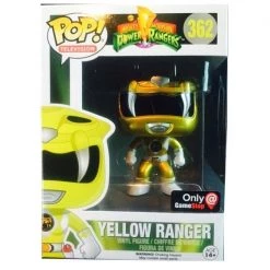 Funko Power Rangers Metallic Yellow Ranger Exclusive Pop Vinyl Figure Funko Items