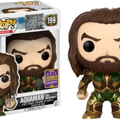 Funko SDCC 2017 - Justice League Aquaman (with Motherbox) Exclusive POP! Vinyl Figure Convention Exclusives