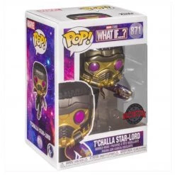 Funko Funko Items Marvel What If? - T'Challa Star-Lord Metallic Exclusive Pop! Vinyl Figure