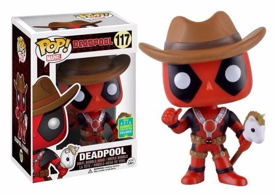 Funko SDCC 2016 - Marvel Cowboy Deadpool Exclusive Pop! Vinyl Figure Convention Exclusives 2 Funko SDCC 2016 - Marvel Cowboy Deadpool Exclusive Pop! Vinyl Figure Convention Exclusives