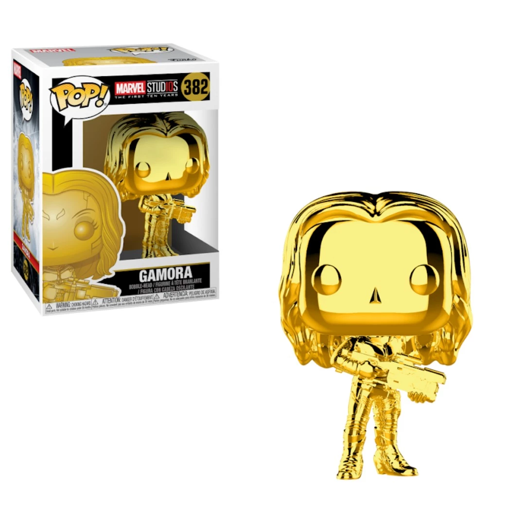 Funko Funko Items Marvel Studios First 10 Years - Gamora (Gold Chrome) POP! Vinyl Figure