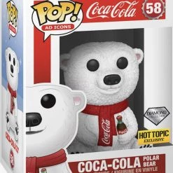 Funko POP Ad Icons - Diamond Collection Coca-Cola Polar Bear Exclusive Pop! Vinyl Figure Funko Items