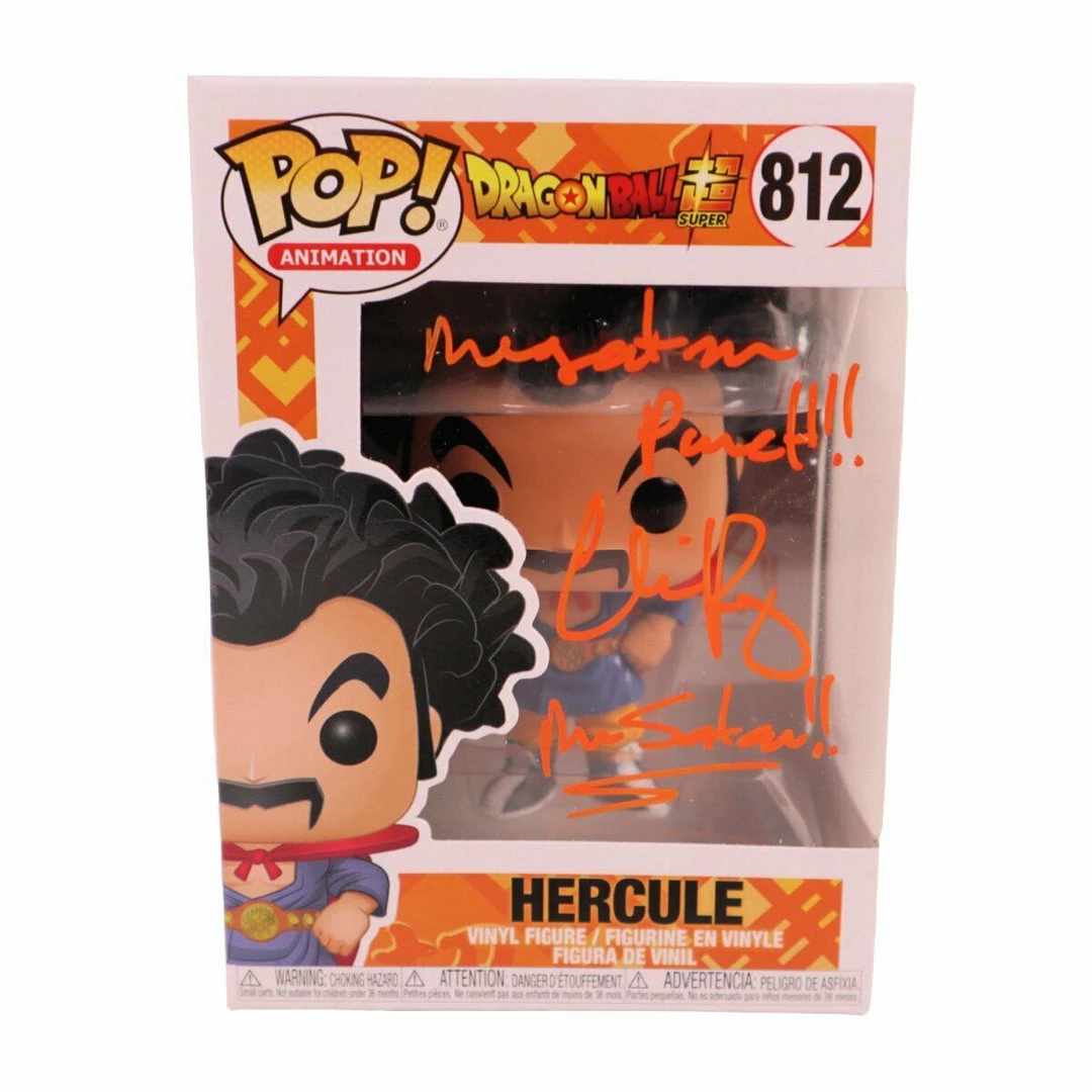 Funko Dragonball Super - Hercule Autographed (JSA) Pop! Vinyl Figure Autographed Items 1 Funko Dragonball Super - Hercule Autographed (JSA) Pop! Vinyl Figure Autographed Items