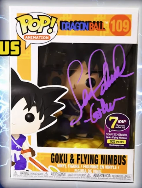 Funko Dragonball - Goku & Flying Nimbus Autographed Pop! Vinyl Figure 1 Funko Dragonball - Goku & Flying Nimbus Autographed Pop! Vinyl Figure