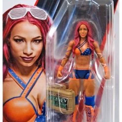 Mattel New Arrivals WWE Series 80 - Sasha Banks With MITB Case