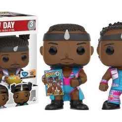 Funko WWE - The New Day (with Booty-O's) Exclusive 3-Pack Pop! Vinyl Figures Funko Items